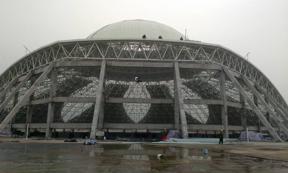 凌海温泉馆网架工程